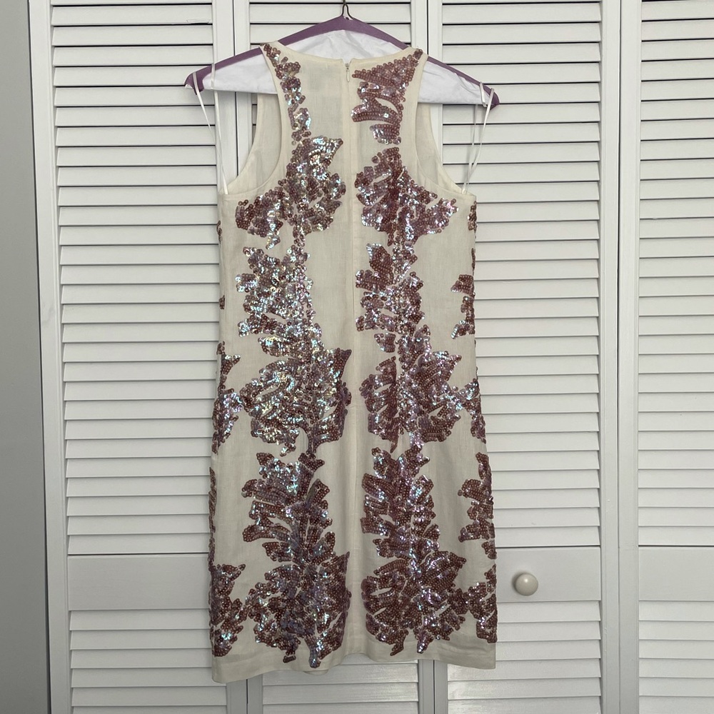 EEUC jcrew linen sequin shift dress - Picture 5 of 5